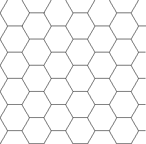 blank hexagons